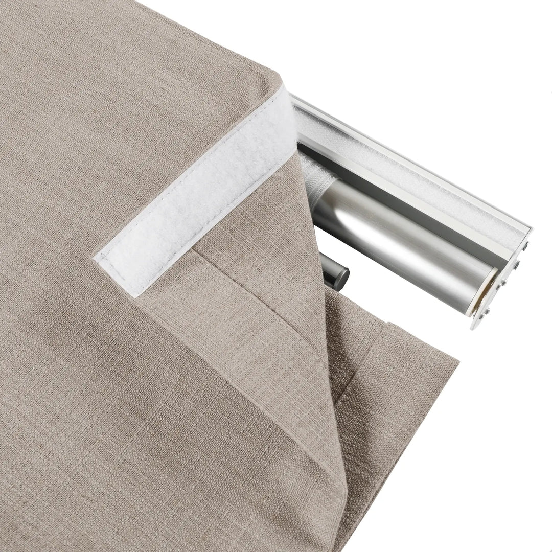 Tallis Linen Plain Roman Shade Cordless