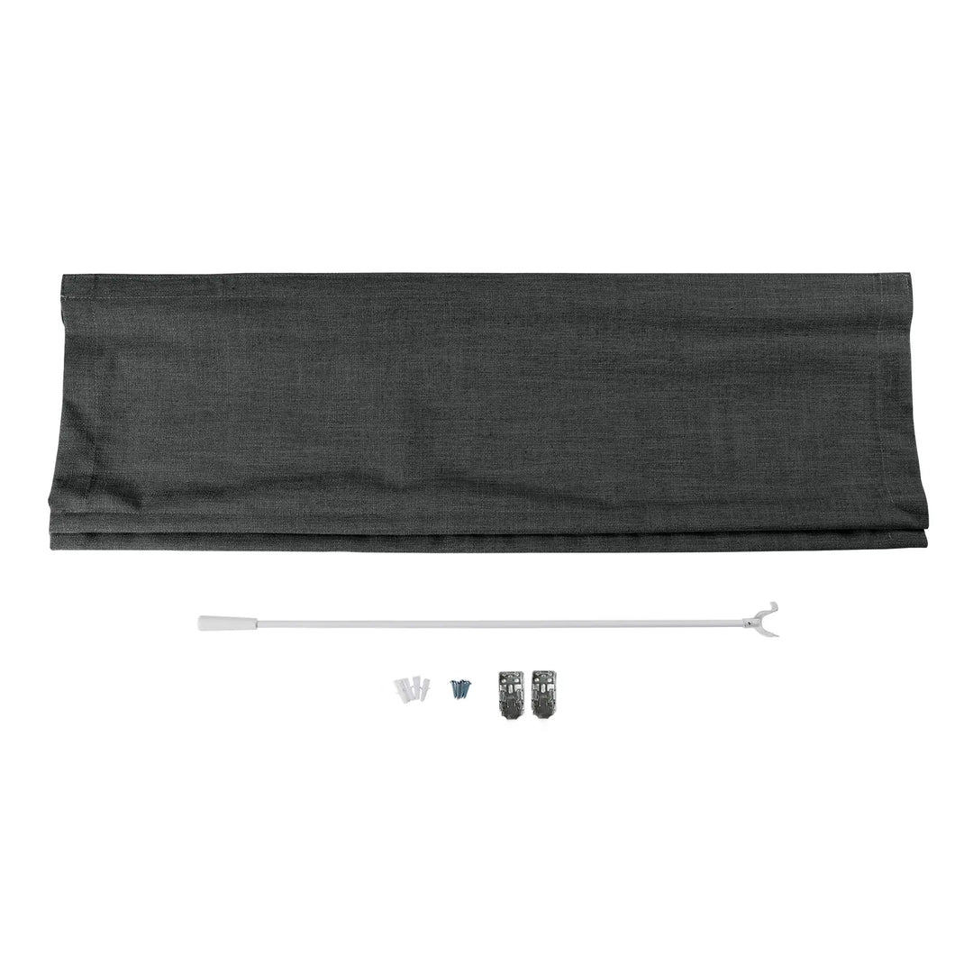 Tallis Linen Plain Roman Shade Cordless