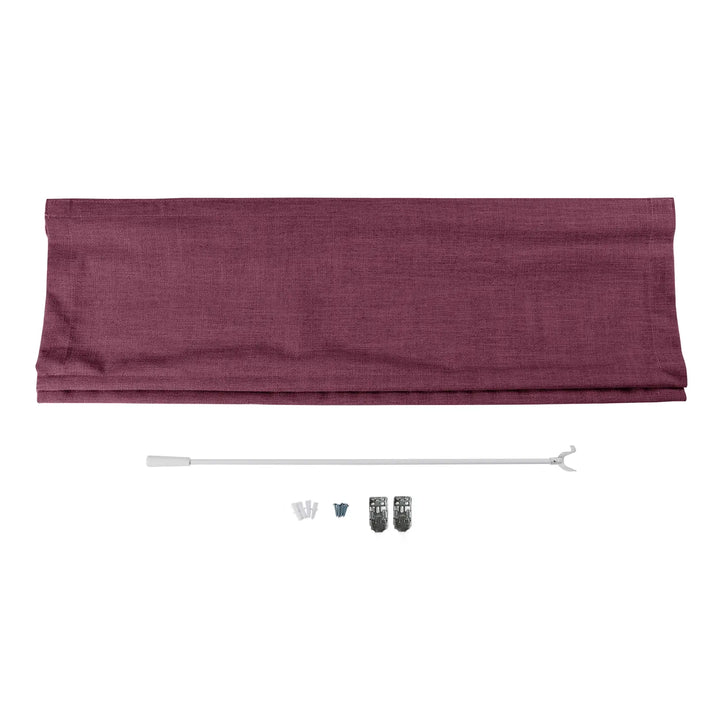 Tallis Linen Plain Roman Shade Cordless