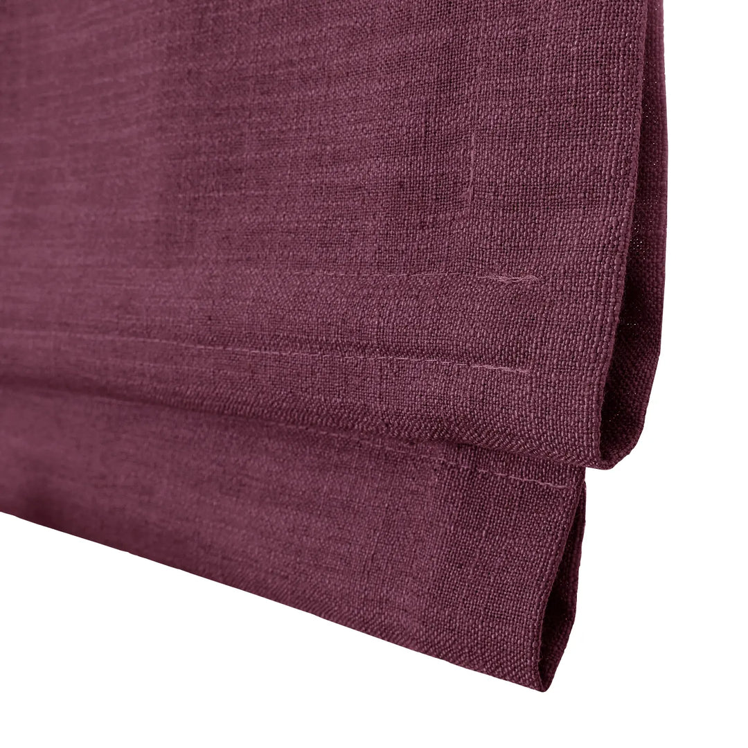 Tallis Linen Plain Roman Shade Cordless