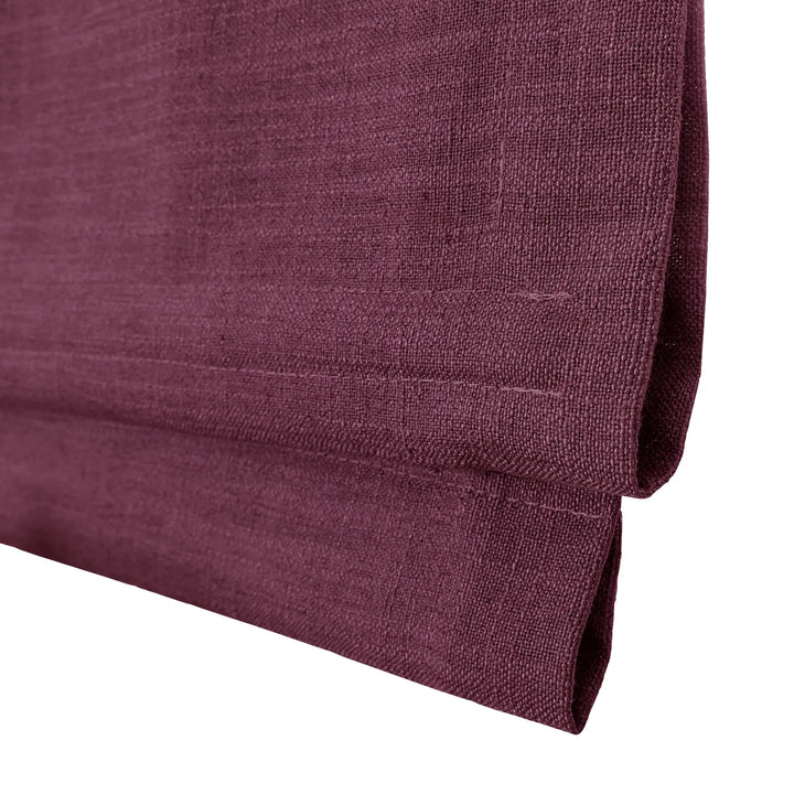 Tallis Linen Plain Roman Shade Cordless