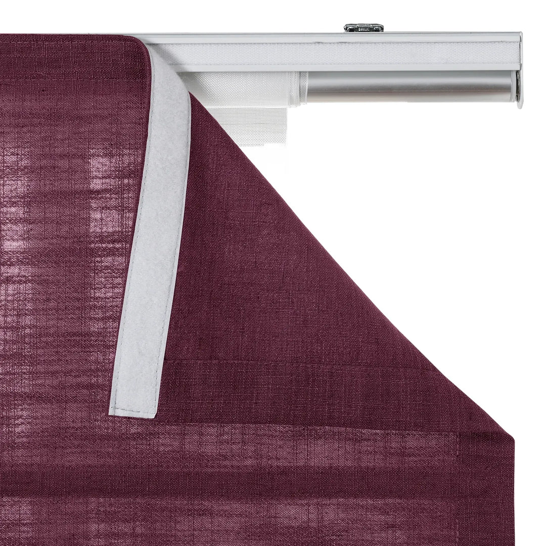 Tallis Linen Plain Roman Shade Cordless