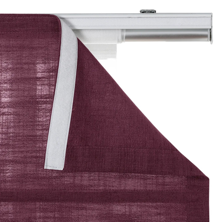 Tallis Linen Plain Roman Shade Cordless