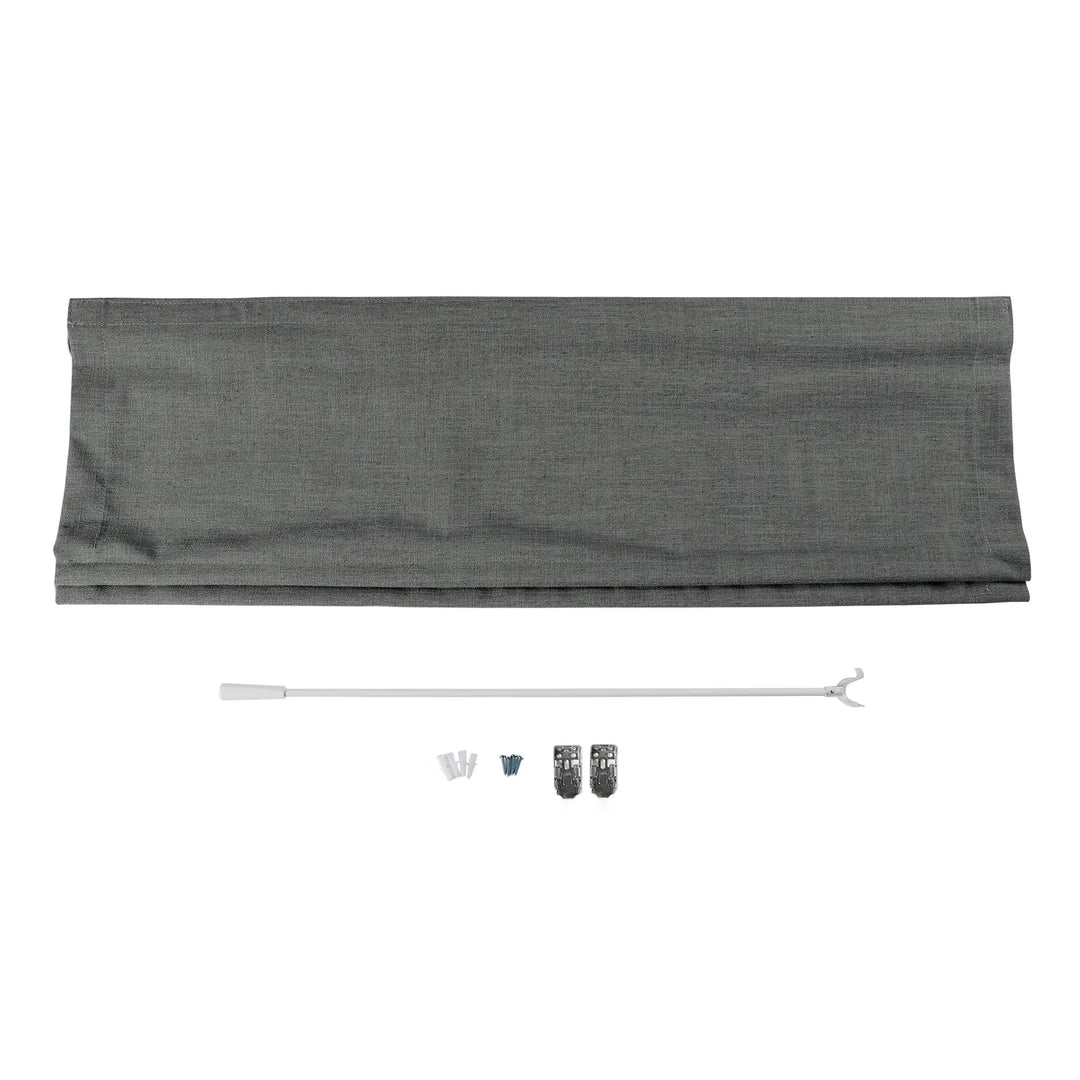 Tallis Linen Plain Roman Shade Cordless