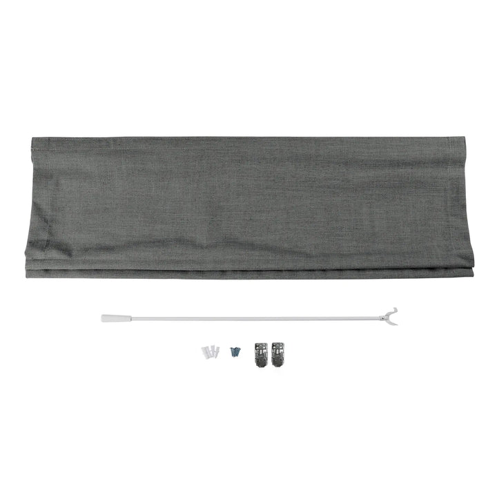 Tallis Linen Plain Roman Shade Cordless