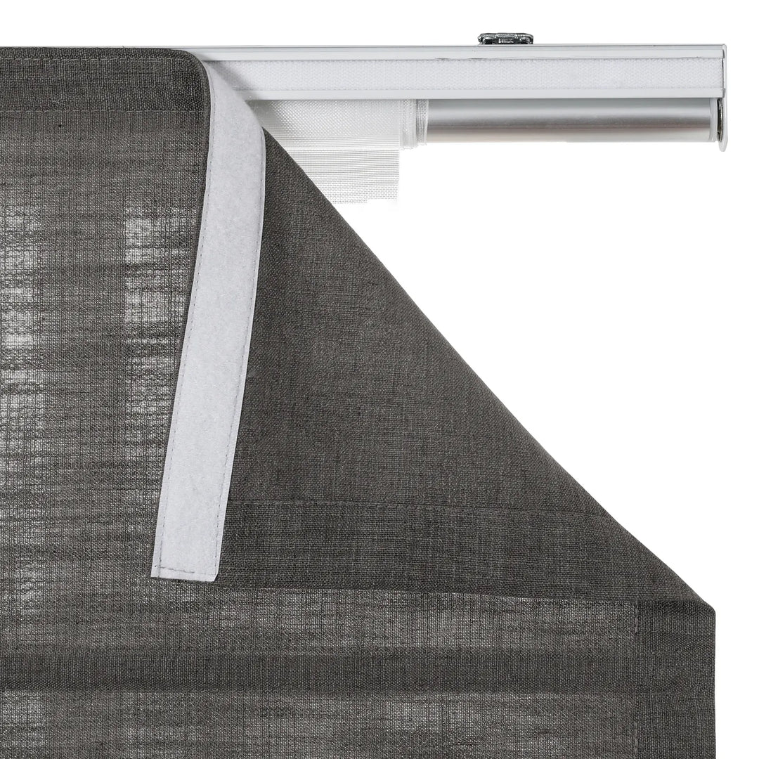 Tallis Linen Plain Roman Shade Cordless