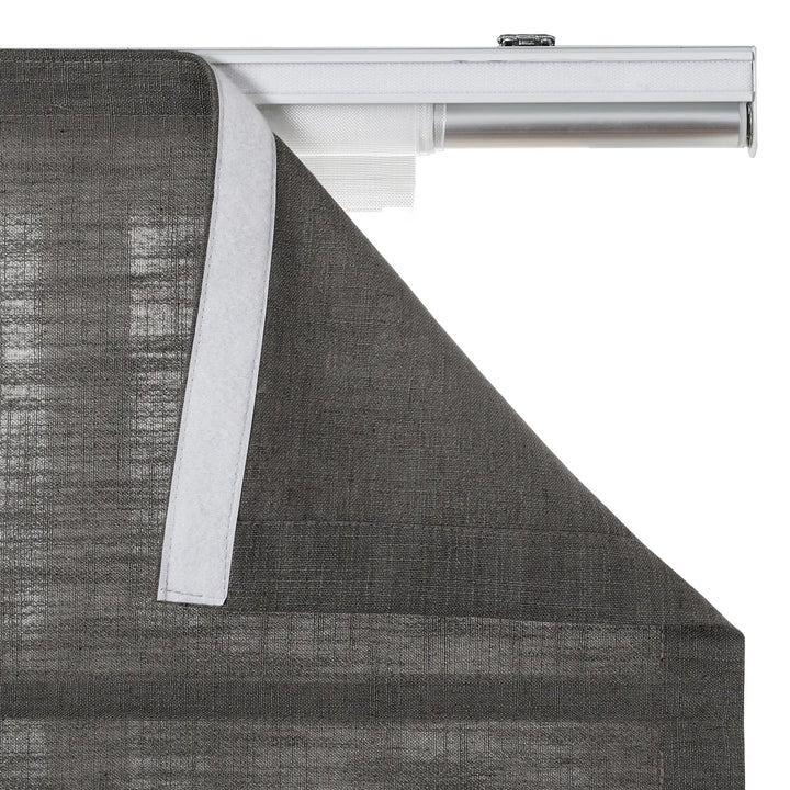 Tallis Linen Plain Roman Shade Cordless