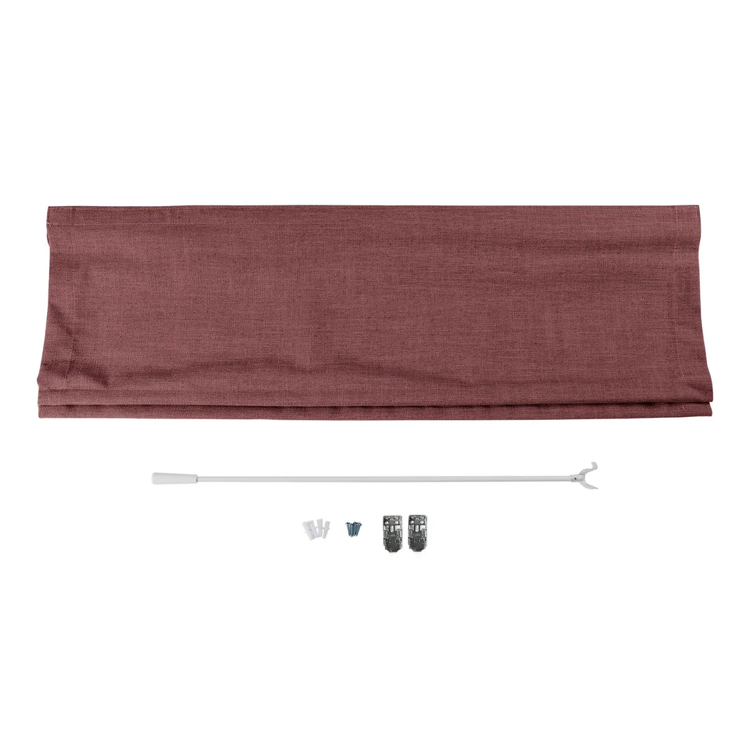 Tallis Linen Plain Roman Shade Cordless