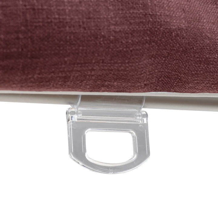 Tallis Linen Plain Roman Shade Cordless