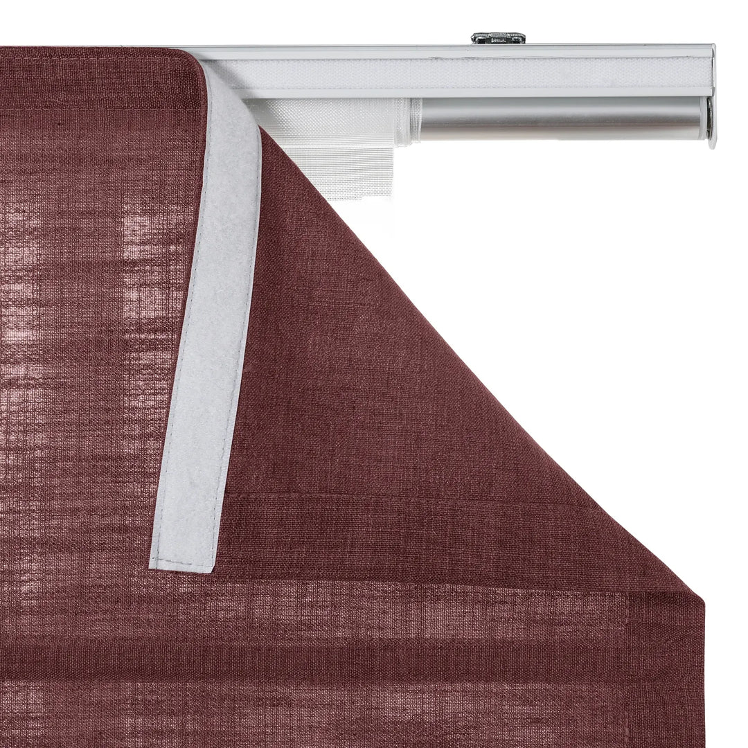 Tallis Linen Plain Roman Shade Cordless