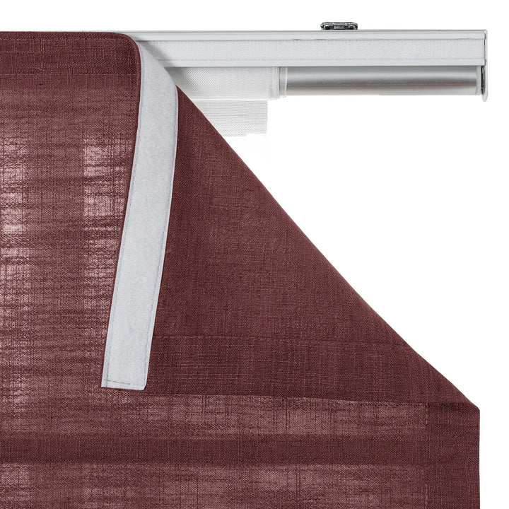 Tallis Linen Plain Roman Shade Cordless