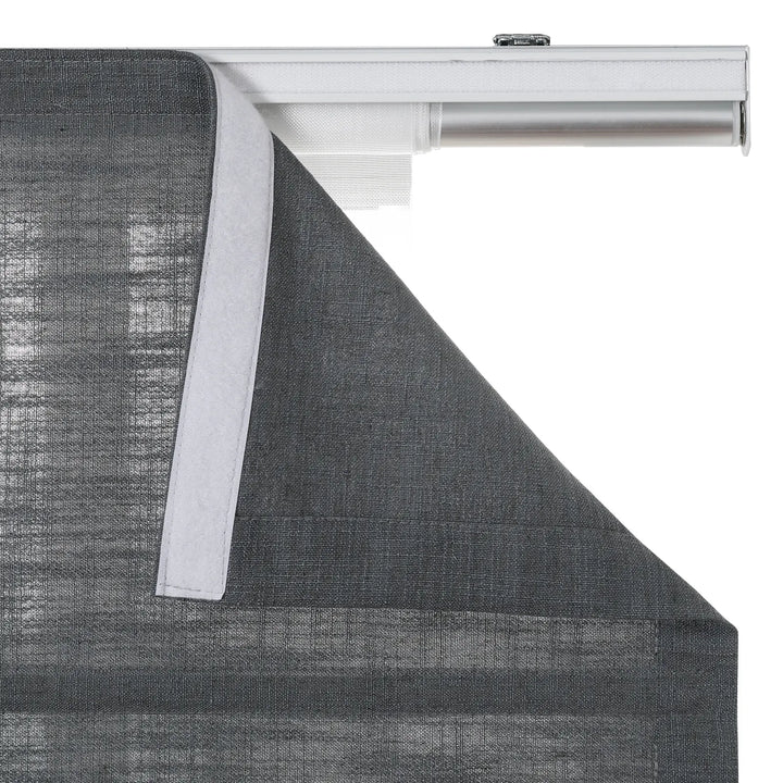 Tallis Linen Plain Roman Shade Cordless