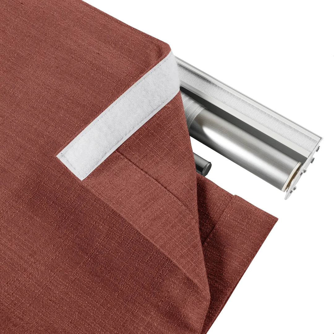 Tallis Linen Plain Roman Shade Cordless
