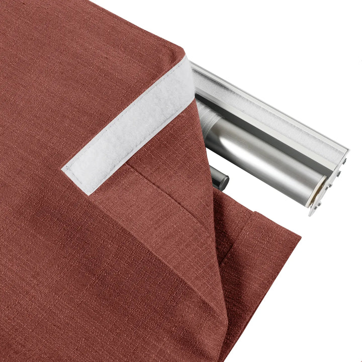 Tallis Linen Plain Roman Shade Cordless