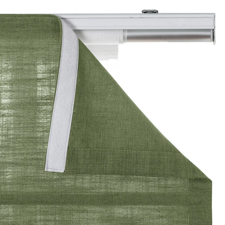 Tallis Linen Plain Roman Shade Cordless