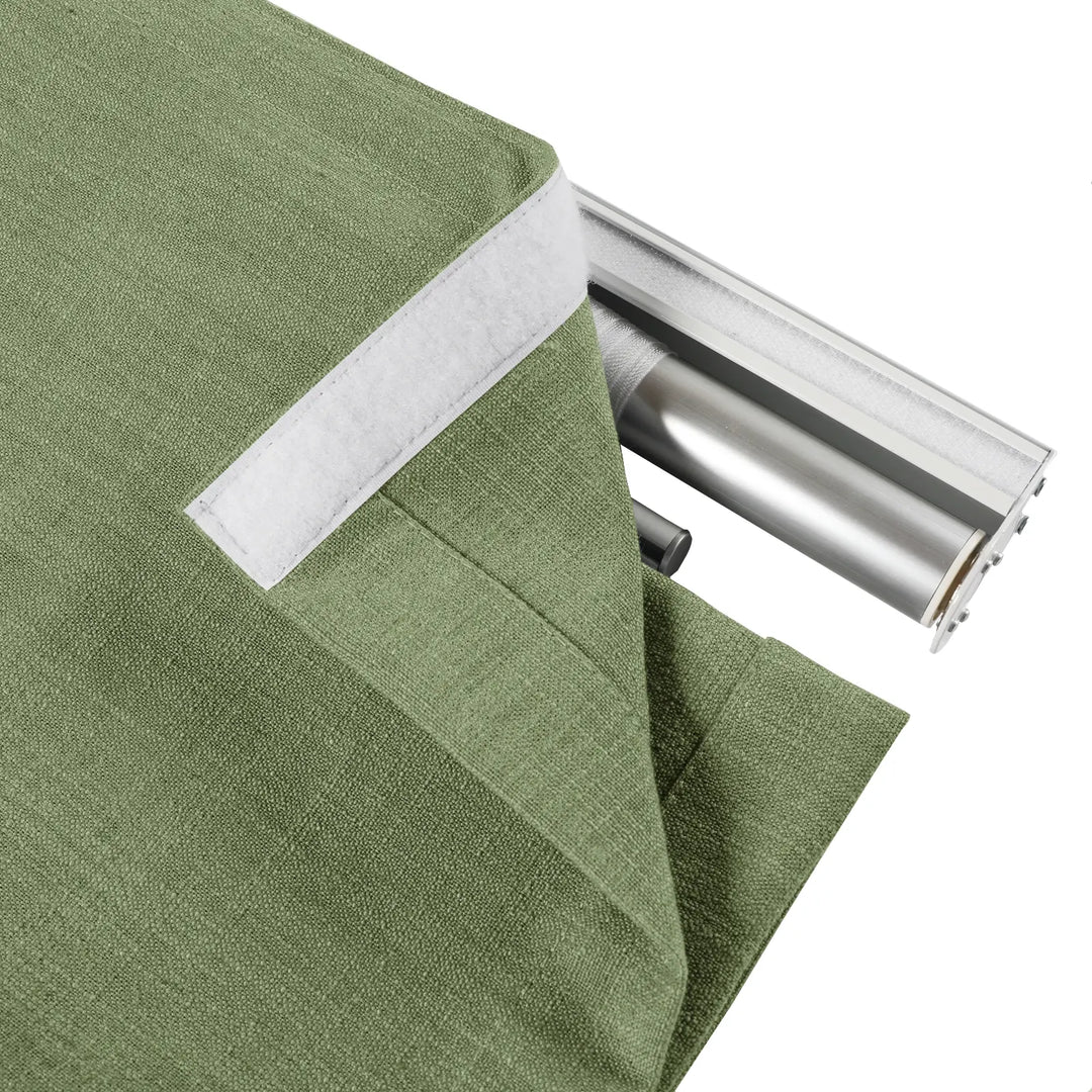 Tallis Linen Plain Roman Shade Cordless