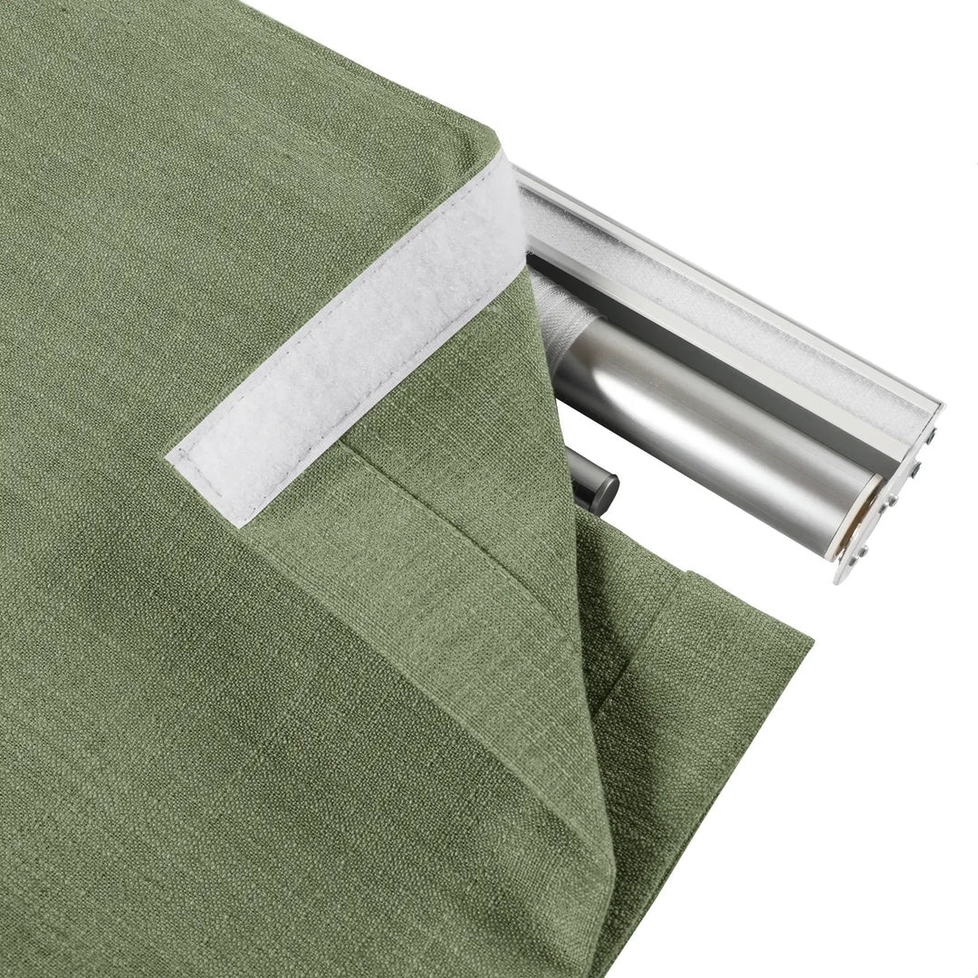 Tallis Linen Plain Roman Shade Cordless