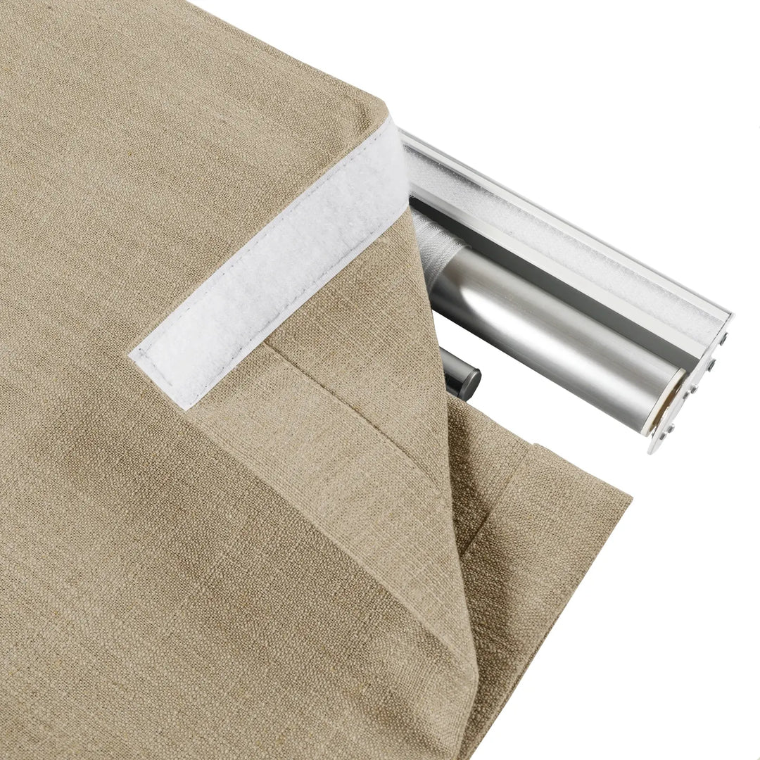 Tallis Linen Plain Roman Shade Cordless