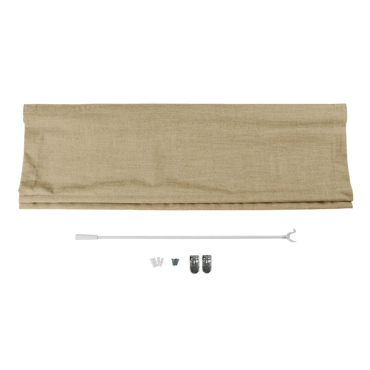 Tallis Linen Plain Roman Shade Cordless