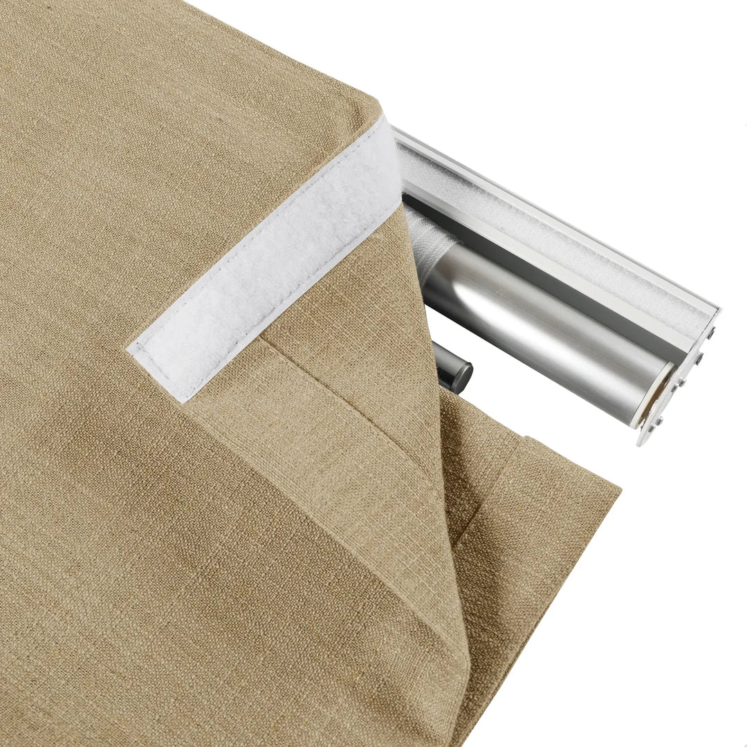 Tallis Linen Plain Roman Shade Cordless