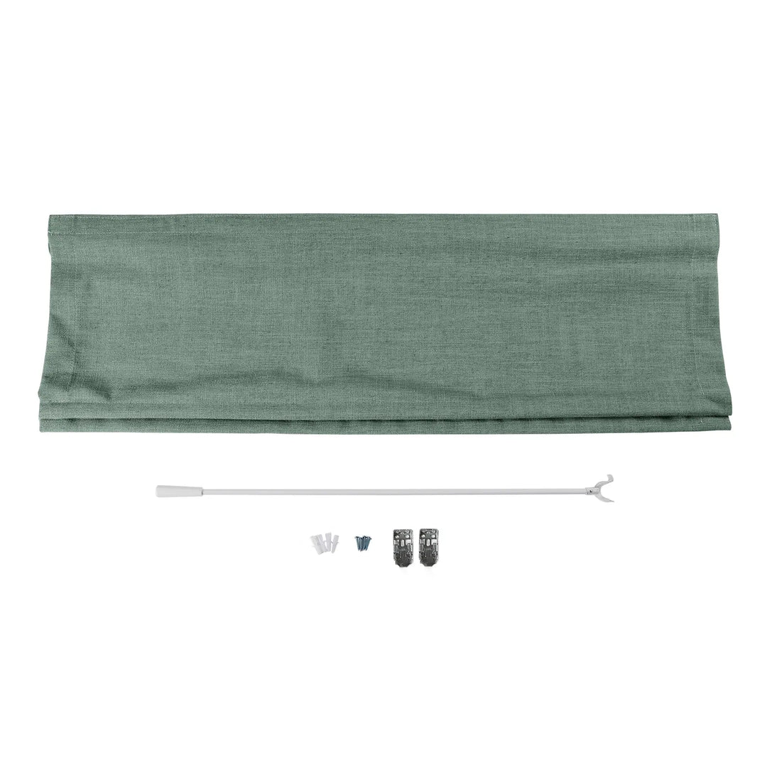 Tallis Linen Plain Roman Shade Cordless