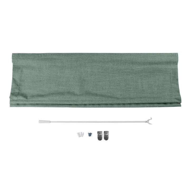 Tallis Linen Plain Roman Shade Cordless