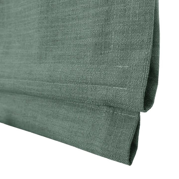 Tallis Linen Plain Roman Shade Cordless