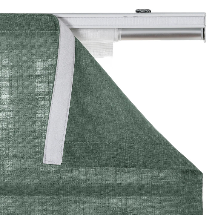 Tallis Linen Plain Roman Shade Cordless