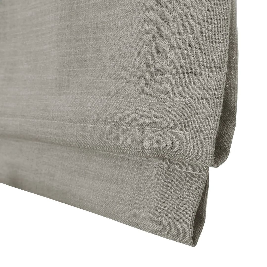 Tallis Linen Plain Roman Shade Cordless