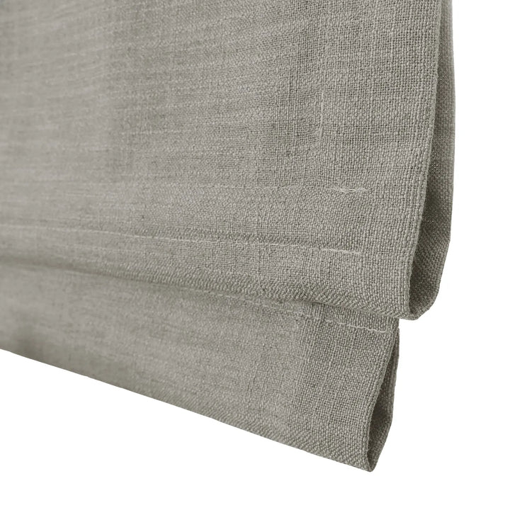 Tallis Linen Plain Roman Shade Cordless