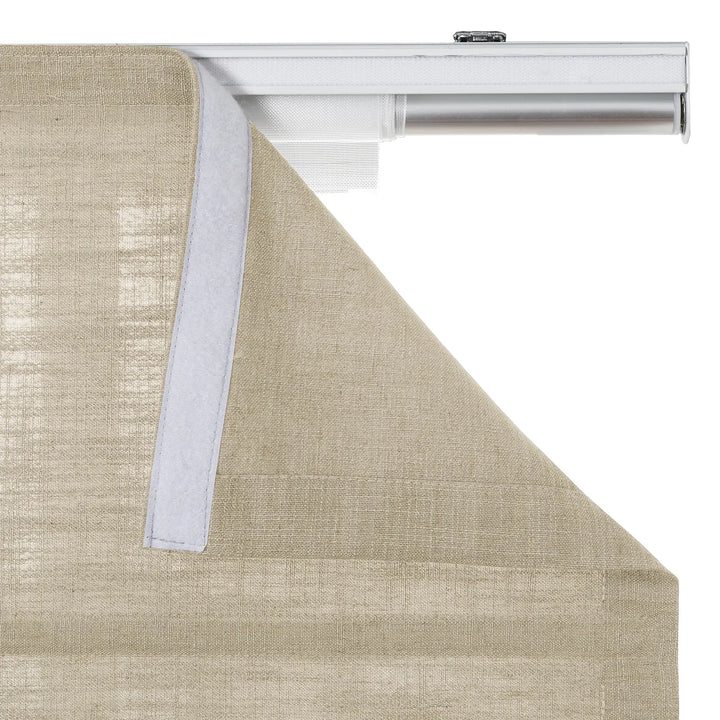 Tallis Linen Plain Roman Shade Cordless