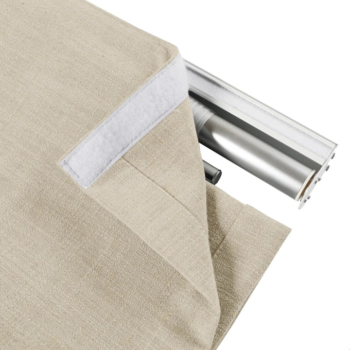 Tallis Linen Plain Roman Shade Cordless
