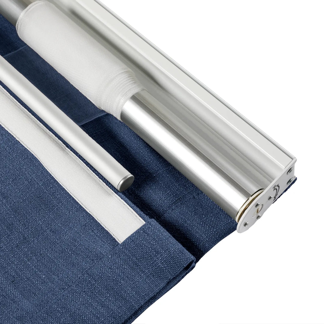 Tallis Linen Plain Roman Shade Cordless