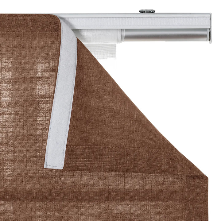 Tallis Linen Plain Roman Shade Cordless