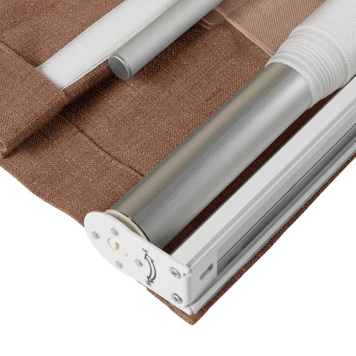 Tallis Linen Plain Roman Shade Cordless