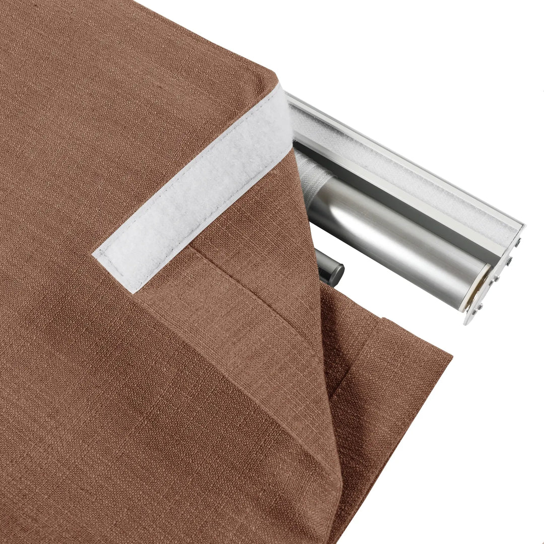 Tallis Linen Plain Roman Shade Cordless