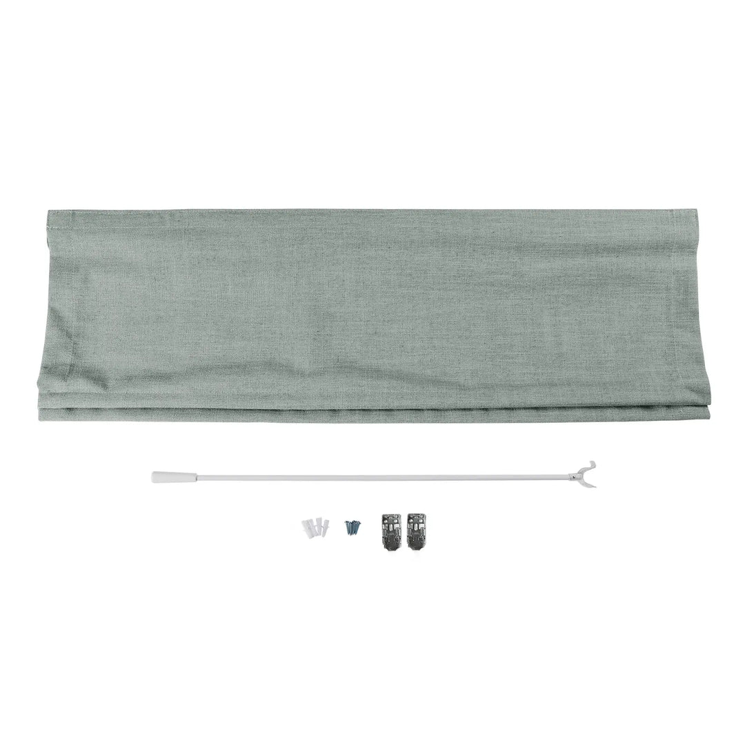 Tallis Linen Plain Roman Shade Cordless