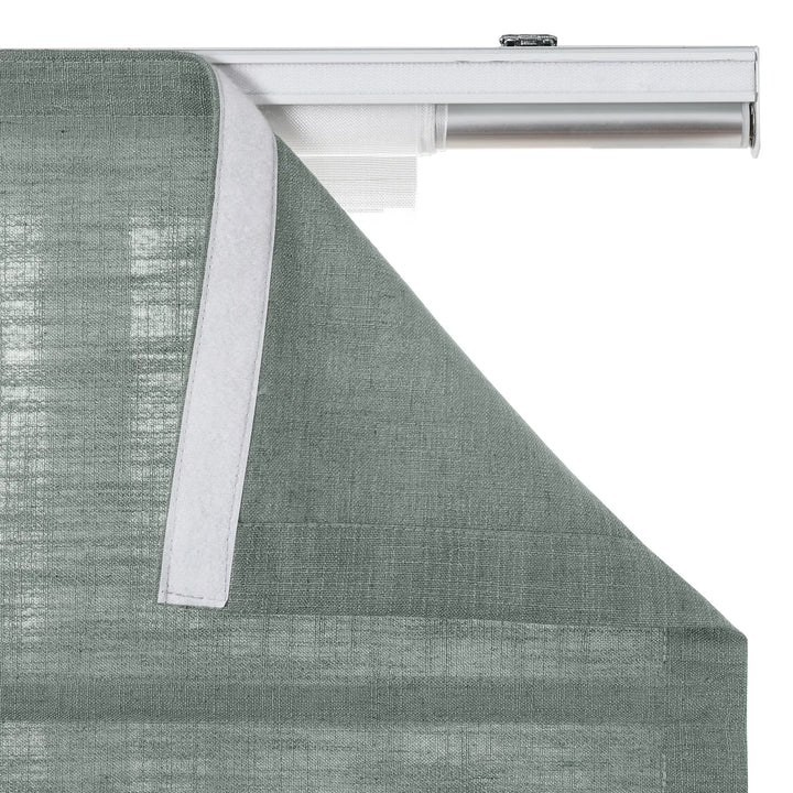 Tallis Linen Plain Roman Shade Cordless