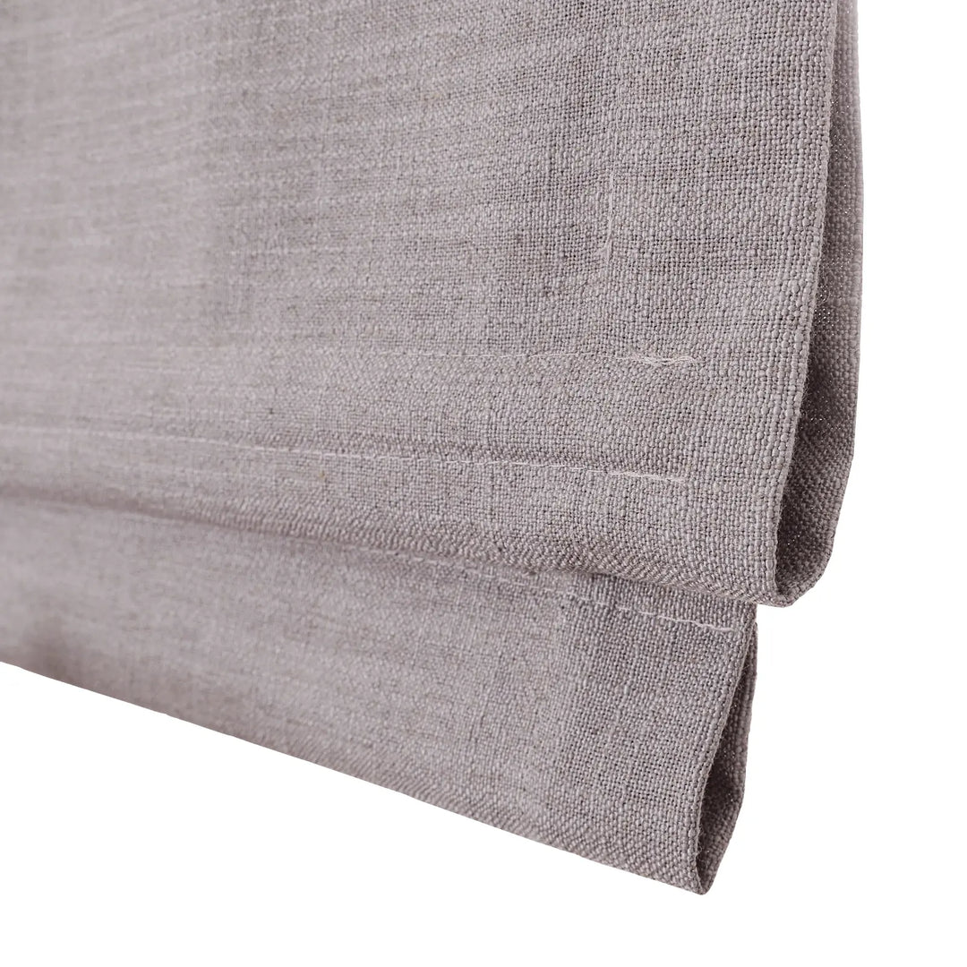 Tallis Linen Plain Roman Shade Cordless