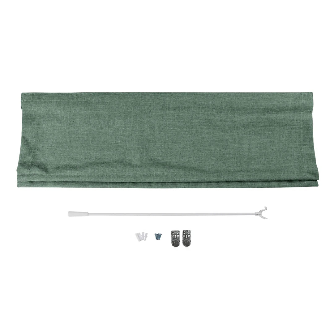 Tallis Linen Plain Roman Shade Cordless