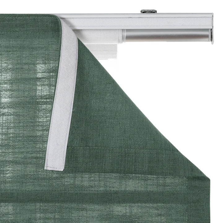 Tallis Linen Plain Roman Shade Cordless