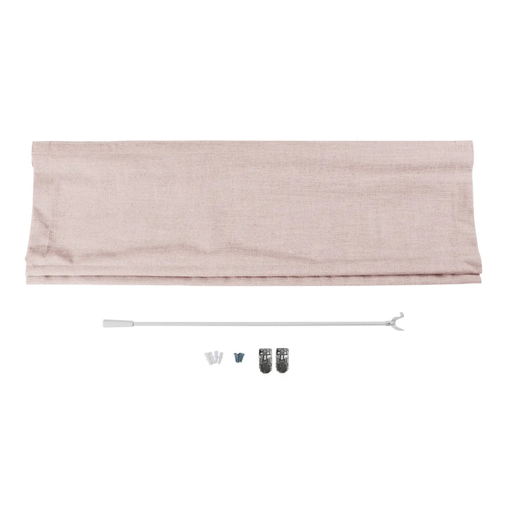 Tallis Linen Plain Roman Shade Cordless