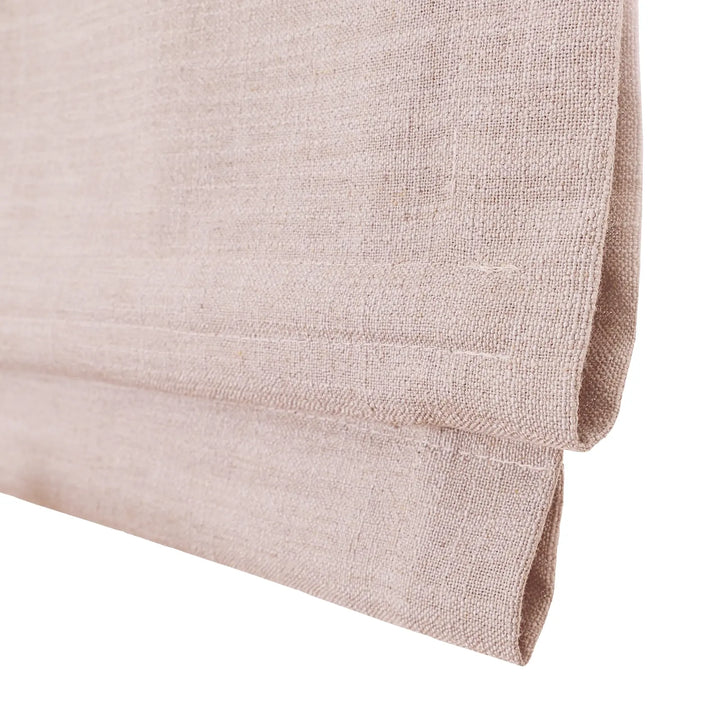Tallis Linen Plain Roman Shade Cordless