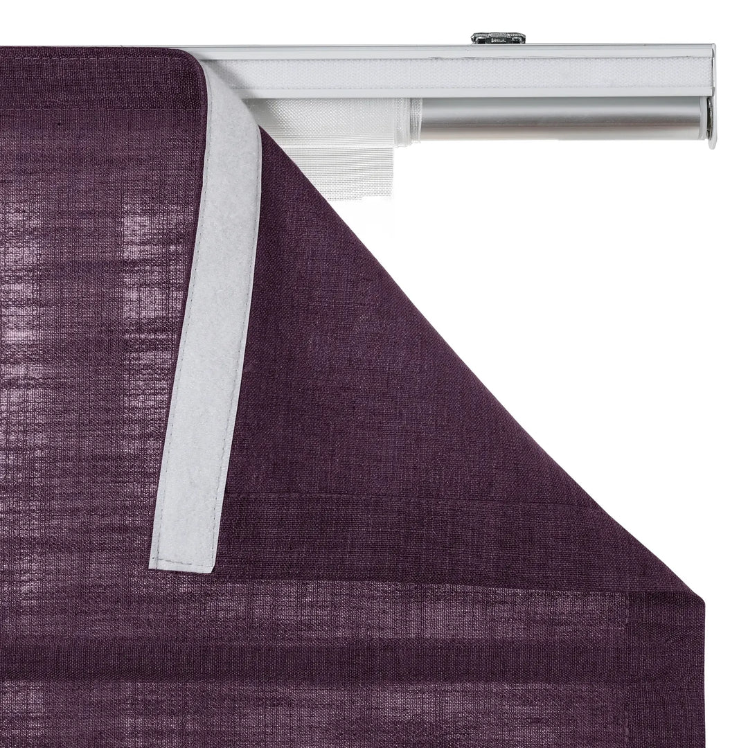 Tallis Linen Plain Roman Shade Cordless