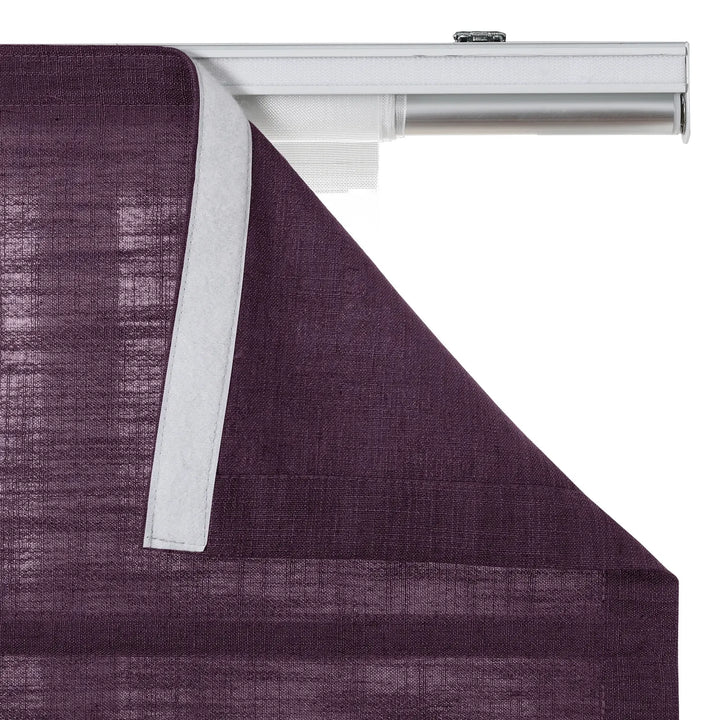 Tallis Linen Plain Roman Shade Cordless