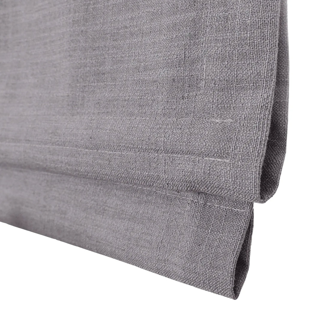 Tallis Linen Plain Roman Shade Cordless