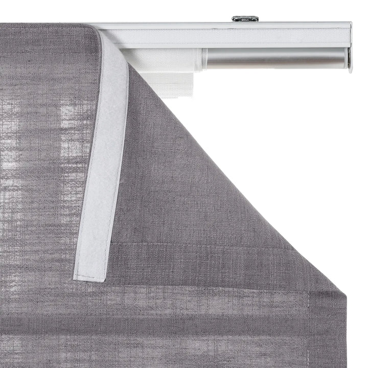 Tallis Linen Plain Roman Shade Cordless