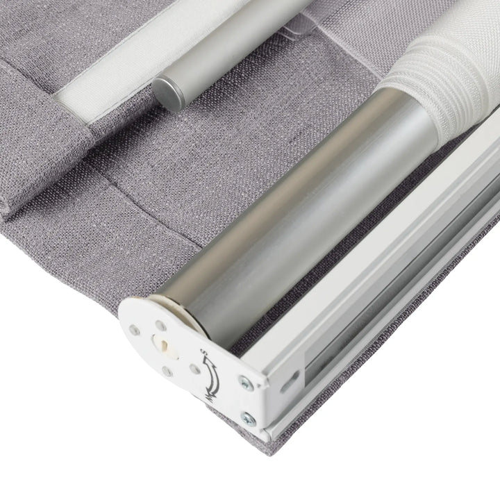 Tallis Linen Plain Roman Shade Cordless