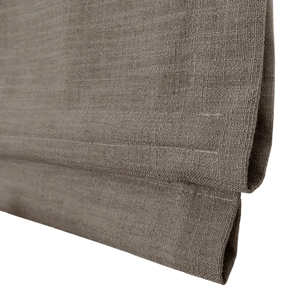 Tallis Linen Plain Roman Shade Cordless