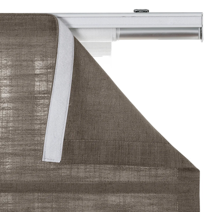 Tallis Linen Plain Roman Shade Cordless